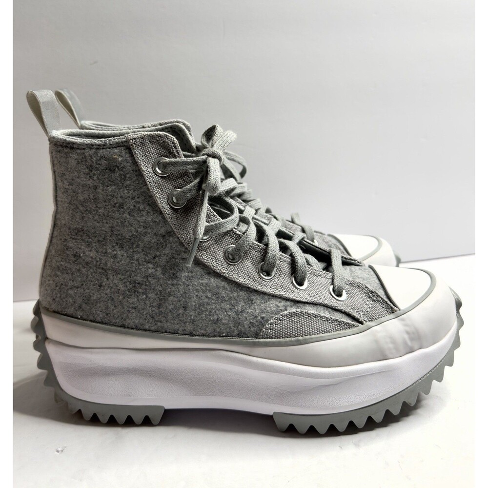 Converse Run Star Hike Hi Platform  Gray Unisex Men’s 5.5 Women’s 7 Damaged Box